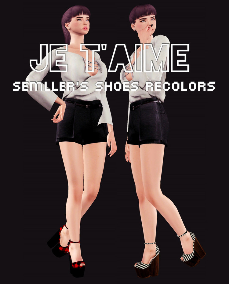 Hey friends :) I LOVE these shoes by Semller and I decided to recolor ...