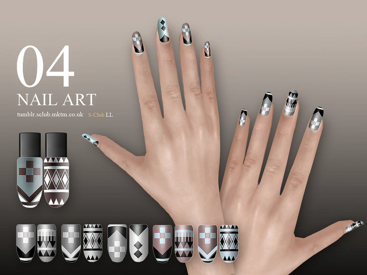 2. "Custom Nail Art for Sims 3" - wide 7