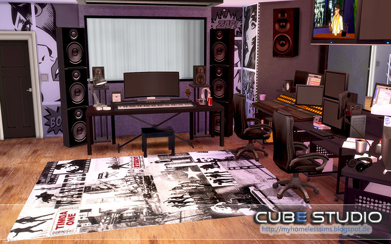 Cube Studio (Request) by Lovias SimsDay