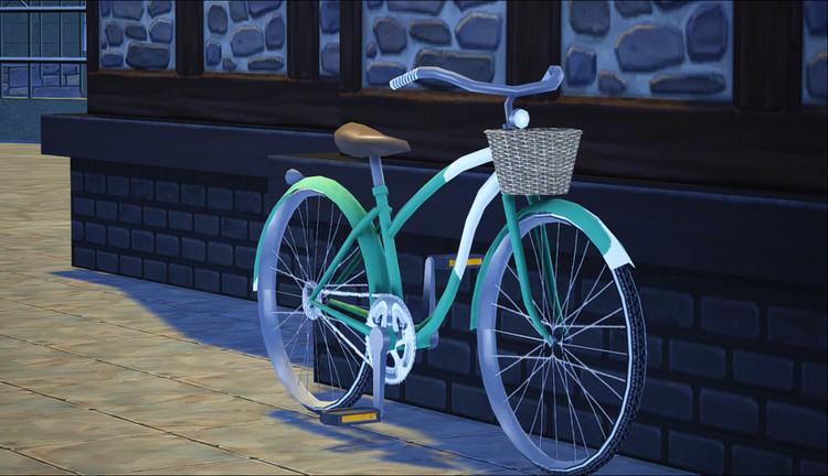 TS3-TS4 Smooth Cruise Bicycle (deco only) by simsday - SimsDay