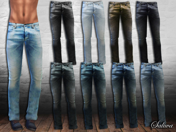 Men Fit Realistic Jeans by simsday - SimsDay