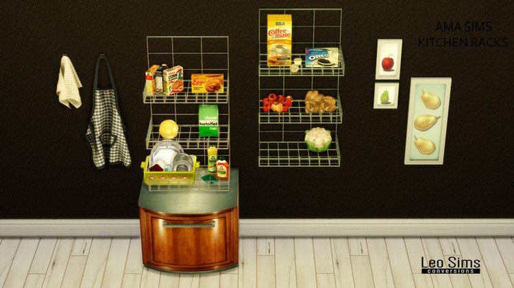 KITCHEN RACKS by simsday - SimsDay